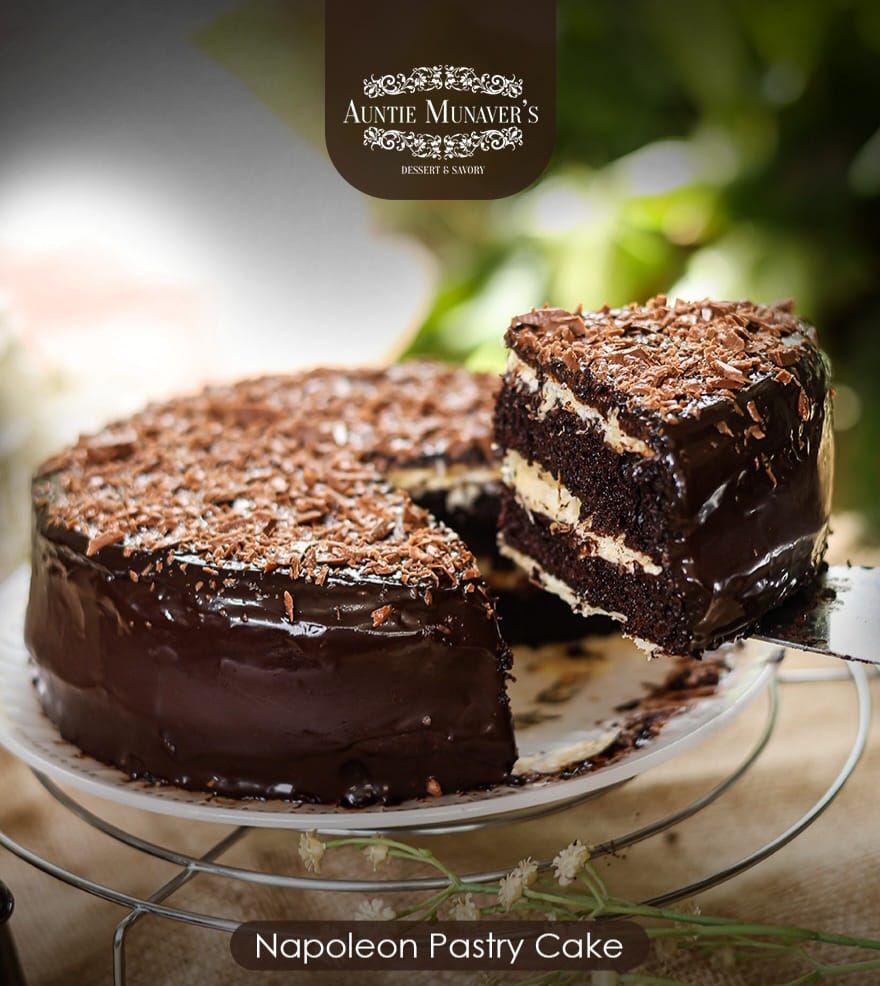 Napoleon Chocolate Pastry Cake