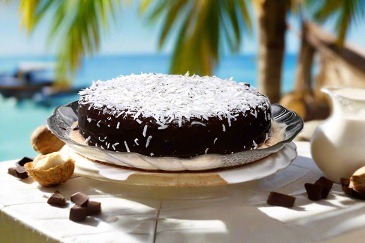 Chocolate and Coconut (Bounty) Tres Leches Cake/Three Milk Cake, Auntie Munaver's