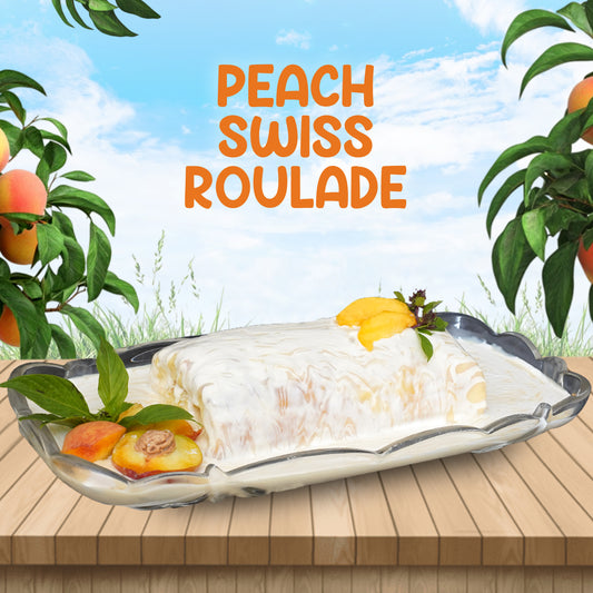 Peach Swiss Roulade