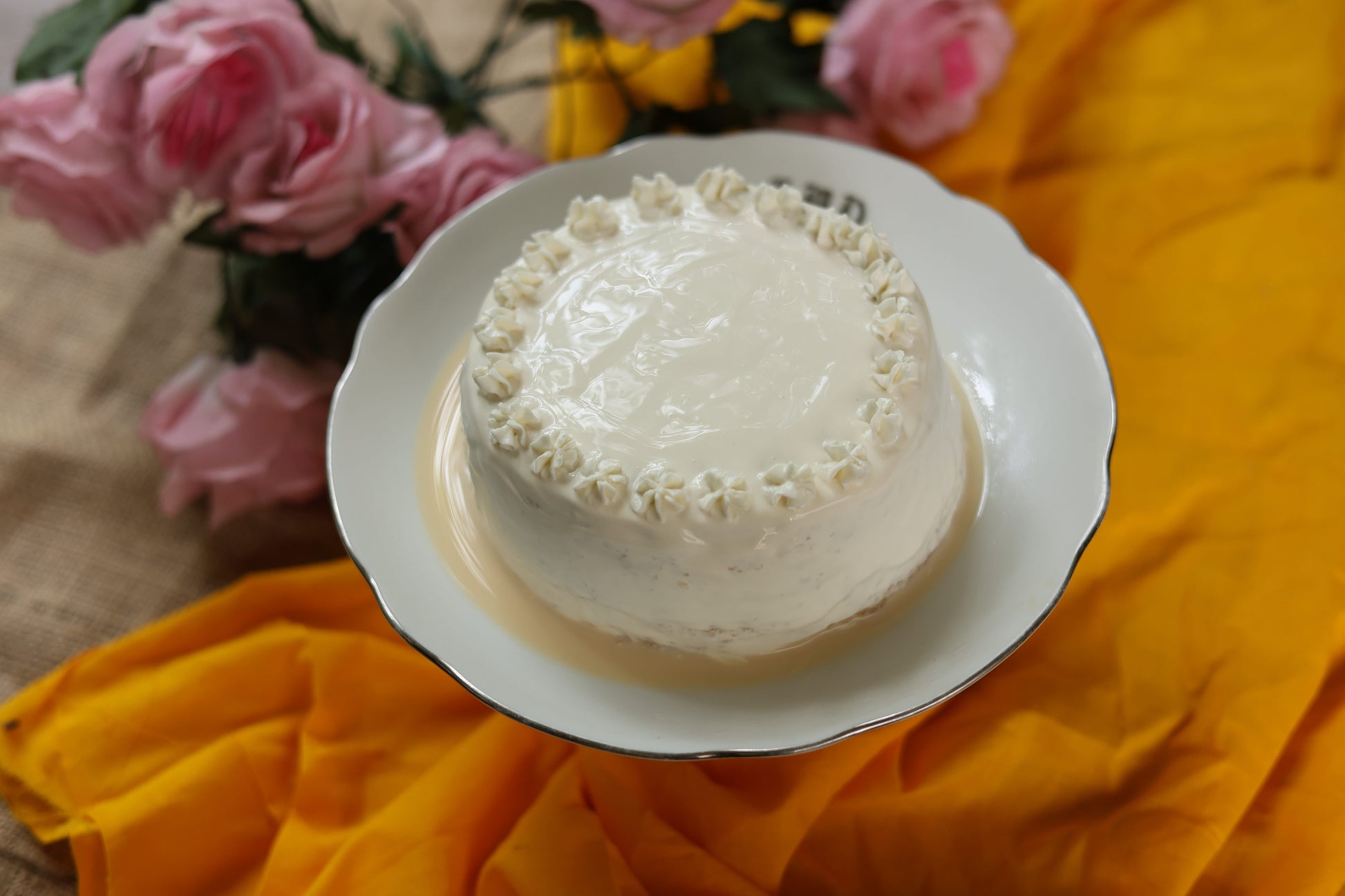 Sugar-Free Fresh Cream Tres Leches Cake: Freshly baked and soaked in our signature sugar-free Tres Leches blend, topped with layers of light, fresh cream for an indulgent treat.