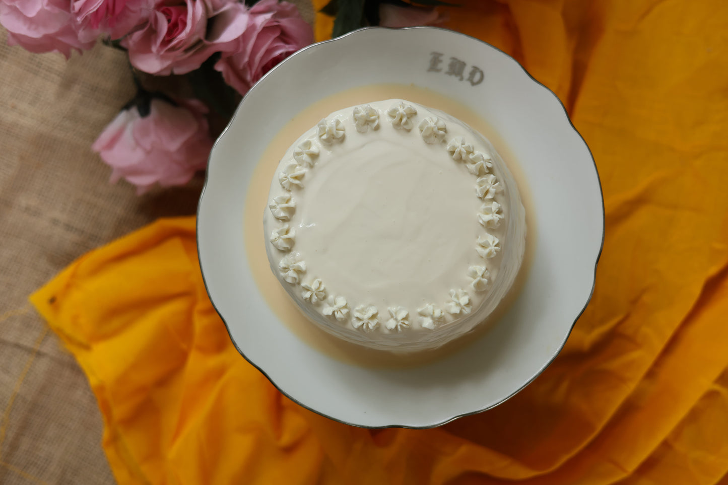 Sugar-Free Fresh Cream Tres Leches Cake: Freshly baked and soaked in our signature sugar-free Tres Leches blend, topped with layers of light, fresh cream for an indulgent treat.